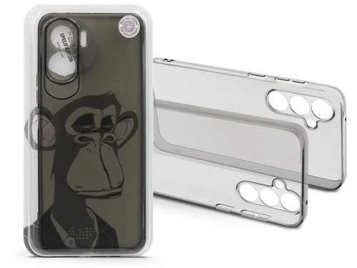 Haffner Gray Monkey szilikon tok - Honor 90 Lite - átlátszó