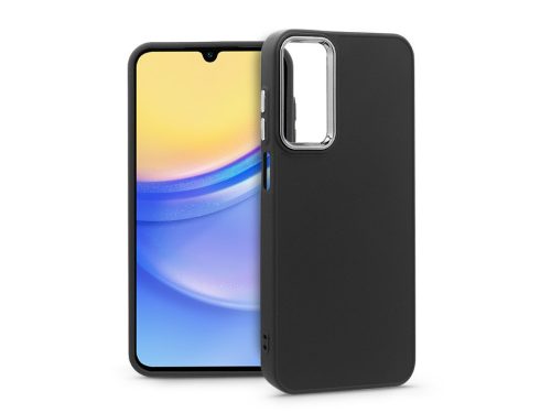 Haffner Frame szilikon tok - Samsung A155 Galaxy A15 4G/5G - fekete