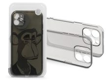 Apple iPhone 12 szilikon hátlap - Gray Monkey - átlátszó