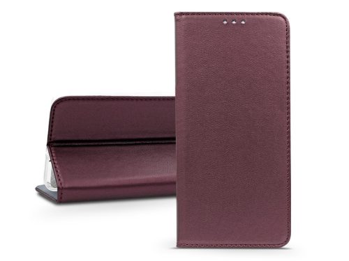 Haffner Smart Magneto Book Flip oldalra nyíló tok - Samsung SM-A356 Galaxy A35 5G - bordó