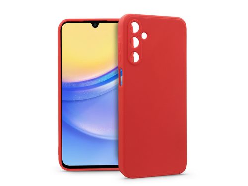 Haffner Soft szilikon tok - Samsung A155 Galaxy A15 4G/5G - piros