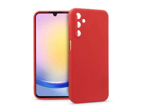 Haffner Soft szilikon tok - Samsung SM-A256 Galaxy A25 5G - piros