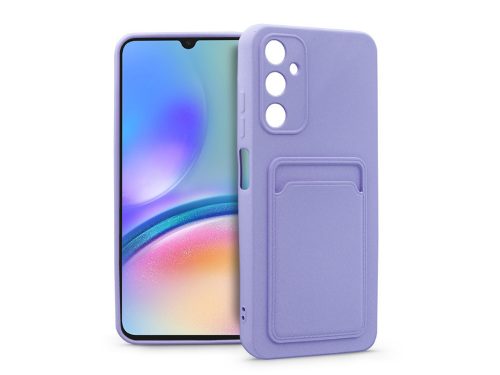 Haffner Clear Case kameravédős szilikon tok - Samsung SM-A057F Galaxy A05s - lila