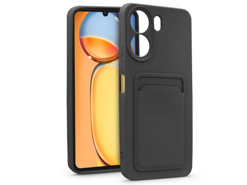 Haffner Card Case kártyatartós szilikon tok Xiaomi 13C - fekete