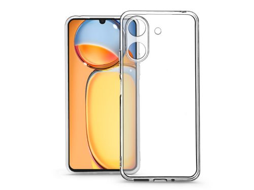 Haffner Clear Case kameravédős szilikon tok - Xiaomi 13C - átlátszó