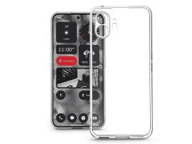 Nothing Phone 2 szilikon hátlap kameravédővel - Clear Case - átlátszó