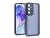 Haffner Variete tok kameravédő lencsevédő üveggel - Samsung SM-A556 Galaxy A55 5G - sötétkék