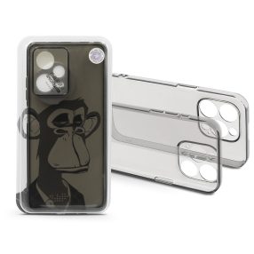   Haffner Gray Monkey szilikon tok - Xiaomi Redmi Note 12 5G/Poco X5 5G - átlátszó