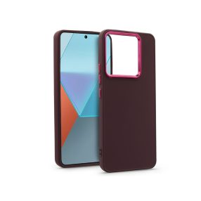   Haffner Frame szilikon tok - Xiaomi Redmi Note 13 Pro 5G/Poco X6 5G - bíbor