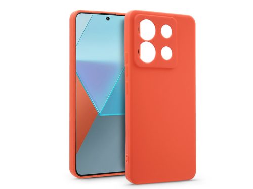 Haffner Soft szilikon tok - Xiaomi Redmi Note 13 Pro 5G/Poco X6 5G - piros
