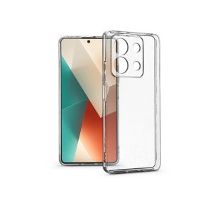   Haffner Premium Clear Case Box kameravédős szilikon tok - Xiaomi Redmi Note 13 5G - átlátszó