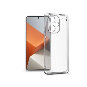   Haffner Premium Clear Case Box kameravédős szilikon tok - Xiaomi Redmi Note 13 Pro+ 5G - átlátszó