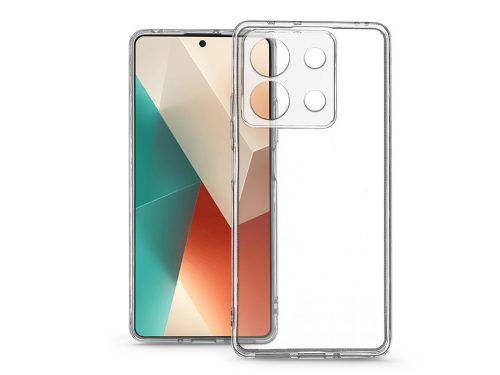 Haffner Clear Case kameravédős szilikon tok - Xiaomi 13 4G - átlátszó