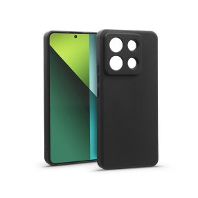   Haffner Matt szilikon tok - Xiaomi Redmi Note 13 Pro 5G - fekete