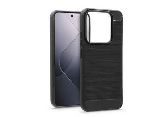Haffner Carbon szilikon tok - Xiaomi 14 - fekete