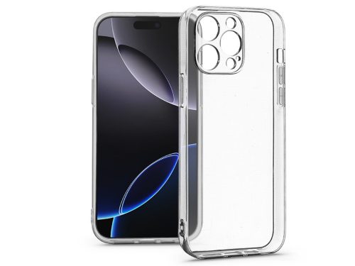 Haffner Clear Case szilikon tok - Apple iPhone 16 Pro Max - átlátszó