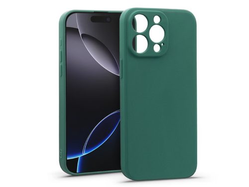 Haffner Matt szilikon tok - Apple iPhone 16 Pro - zöld