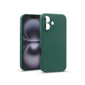 Haffner Matt szilikon tok - Apple iPhone 16 - zöld