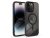 Haffner Edge Mag Cover szilikon tok - Apple iPhone 16 Pro - fekete/átlátszó