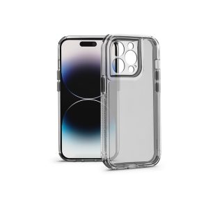   Haffner Matrix Clear kameravédős szilikon tok - Apple iPhone 14 Pro - átlátszó