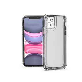   Haffner Matrix Clear kameravédős szilikon tok - Apple iPhone 11 - átlátszó