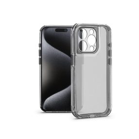   Haffner Matrix Clear kameravédős szilikon tok - Apple iPhone 15 Pro - átlátszó