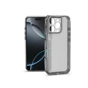   Haffner Matrix Clear kameravédős szilikon tok - Apple iPhone 16 Pro Max - átlátszó