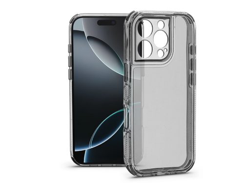 Haffner Matrix Clear kameravédős szilikon tok - Apple iPhone 16 Pro Max - átlátszó