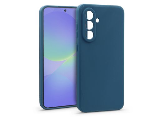 Haffner Matt szilikon tok - Samsung Galaxy A36 5G - kék