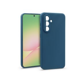   Haffner Matt szilikon tok - Samsung SM-A566 Galaxy A56 5G - kék