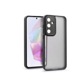   Haffner Variete tok kameravédő lencsevédő üveggel - Samsung SM-A566 Galaxy A56 5G - fekete