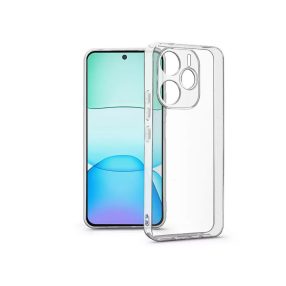   Haffner Clear Case kameravédős szilikon tok - Xiaomi Redmi Note 14 5G - átlátszó