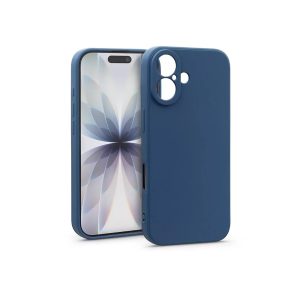 Haffner Matt szilikon tok - Apple iPhone 17 - kék