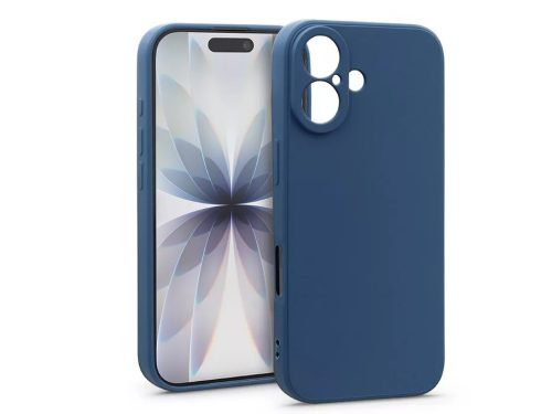 Haffner Matt szilikon tok - Apple iPhone 17 - kék
