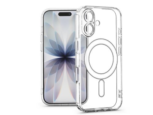 Haffner Clear Mag Cover szilikon tok - Apple iPhone 17 - átlátszó