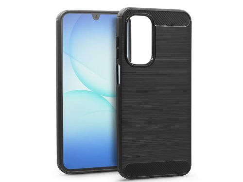 Haffner Carbon szilikon tok - Samsung SM-A175/SM-A176 Galaxy A17 4G/5G - fekete
