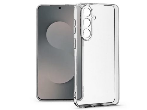 Haffner Clear Case kameravédős szilikon tok - Samsung SM-S942 Galaxy S26 - átlátszó