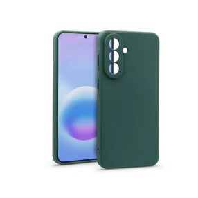   Haffner Matt szilikon tok - Samsung SM-A576B Galaxy A57 5G - sötét zöld