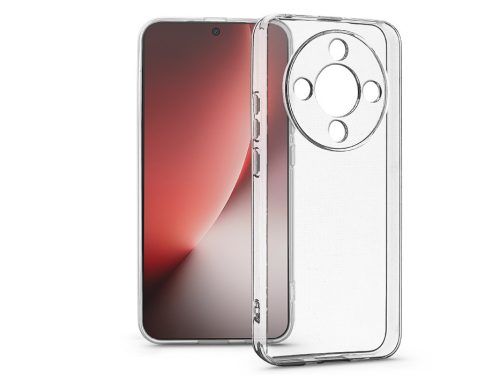 Haffner Clear Case kameravédős szilikon tok - Honor Magic8 Lite - átlátszó