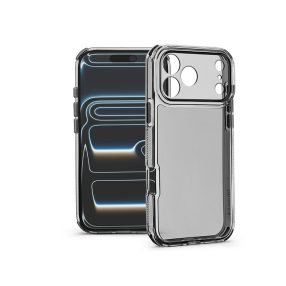   Haffner Matrix Clear kameravédős szilikon tok - Apple iPhone 17 Pro Max - átlátszó