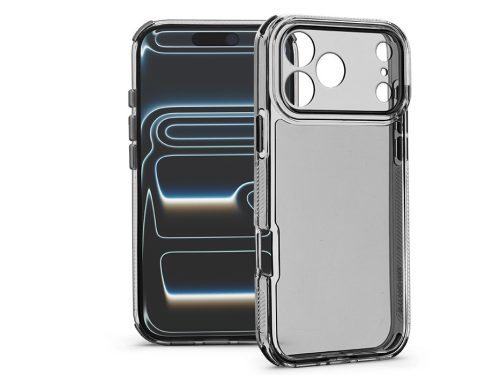 Haffner Matrix Clear kameravédős szilikon tok - Apple iPhone 17 Pro Max - átlátszó