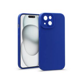 Haffner New Matt szilikon tok - Apple iPhone 15 - kék