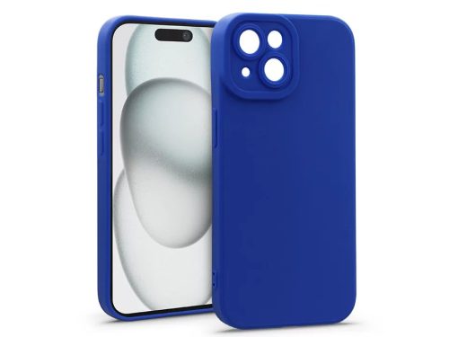 Haffner New Matt szilikon tok - Apple iPhone 15 - kék