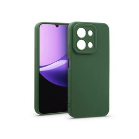   Haffner New Matt szilikon tok - Xiaomi Redmi 15C - sötét zöld