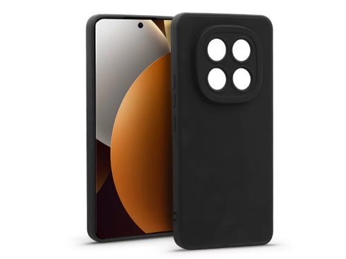 Haffner New Matt szilikon tok - Xiaomi Redmi Note 15 Pro 4G - fekete