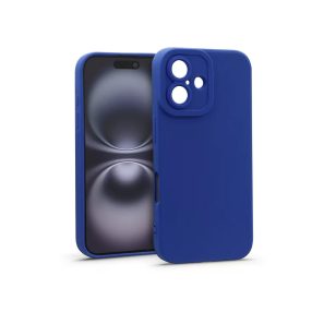 Haffner New Matt szilikon tok - Apple iPhone 16 - kék