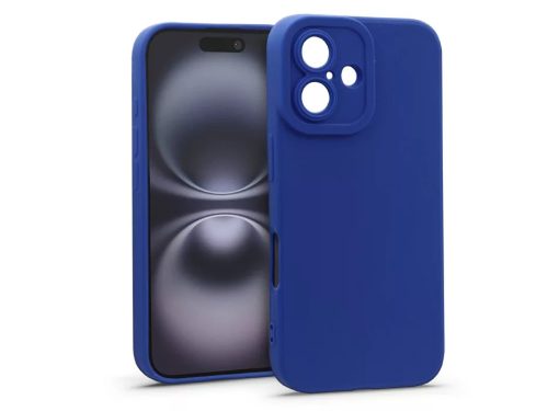 Haffner New Matt szilikon tok - Apple iPhone 16 - kék