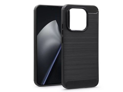 Haffner Carbon szilikon tok - Xiaomi 15T - fekete