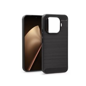 Haffner Carbon szilikon tok - Xiaomi 15T Pro - fekete