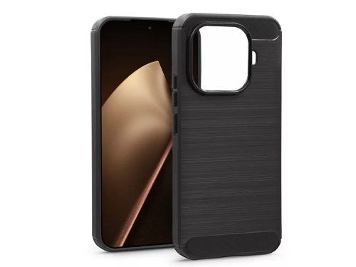 Haffner Carbon szilikon tok - Xiaomi 15T Pro - fekete